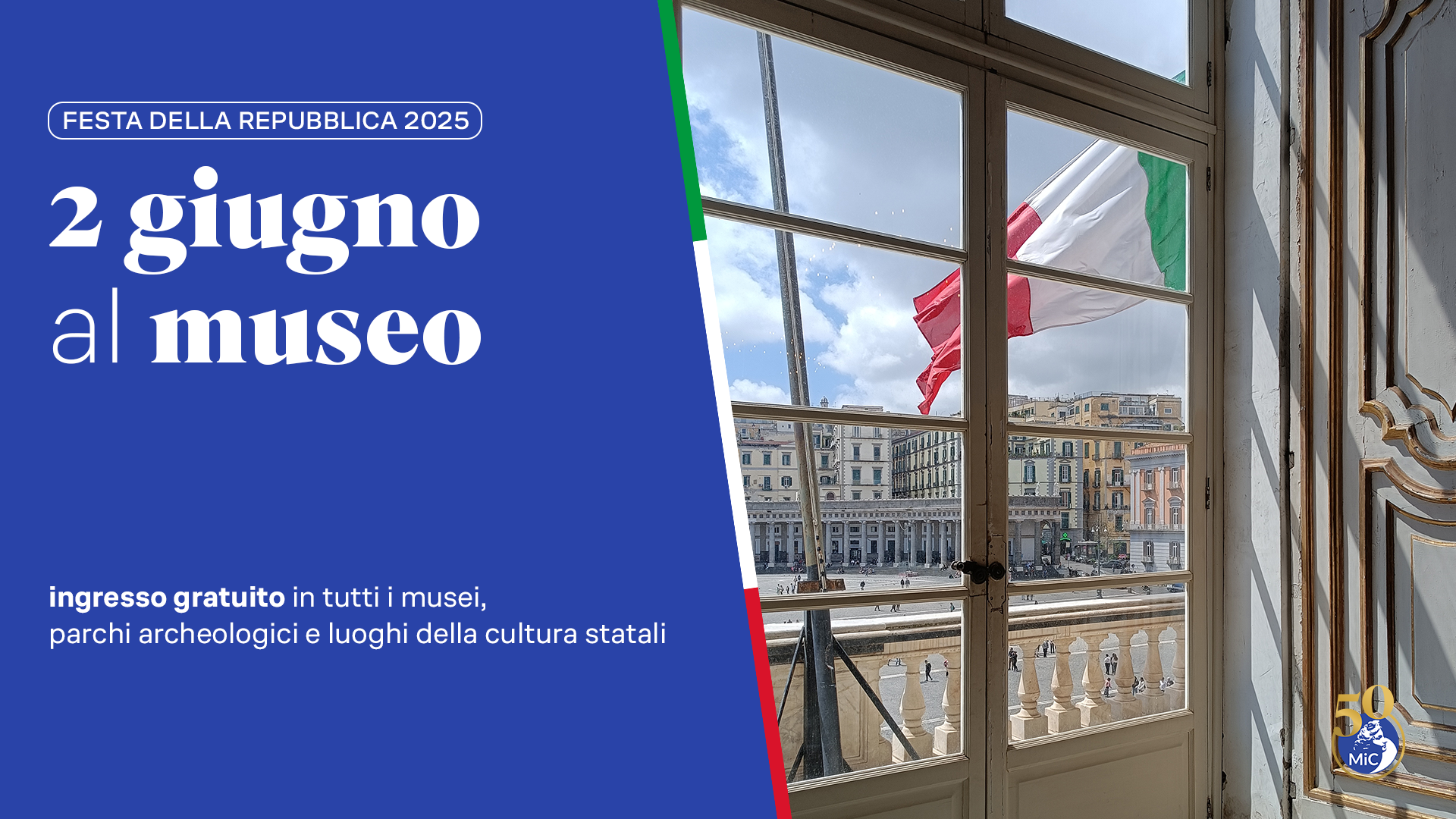 Festa della Repubblica 2025 al Palazzo Reale di Napoli